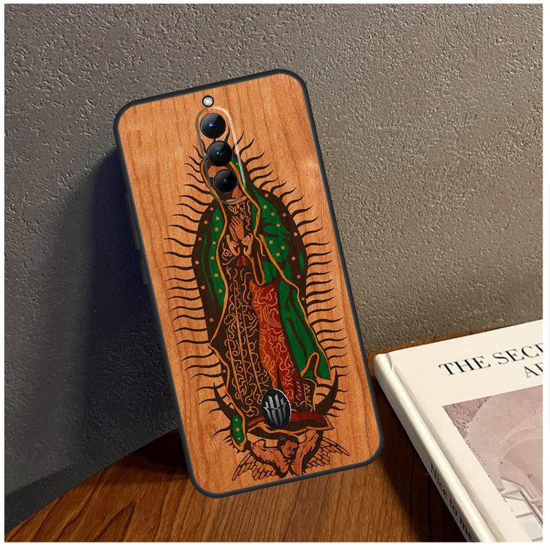 Деревянный чехол Guadalupe San Judas для Nubia Red Magic 9 Pro Plus RedMagic 8 8S Pro Plus 5G 5S 6R 6 7 6S 7S Pro