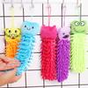 Cartoon Cute Animal Head Hand Towel, Hanging Chenille Multi-purpose Wipe Rag, Coral Dry Towel