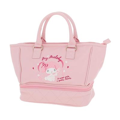 Marushin Сумка-тоут Sanrio My Cute Flower Круглая Гольф Синтетическая 3335015700 Сумка, Мелоди, Сумка, Сумка, Термоизолированная, Кожаная,