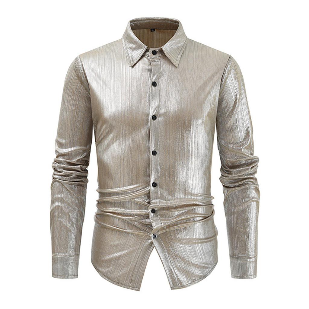 Мужские однотонные рубашки с длинными рукавами на пуговицах. Мужские повседневные модные рубашки с длинными рукавами.