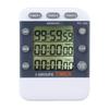 Electronic Timer 3 Channels Countdown Reminder Digital Timer for Kitchen Cooking School Parking