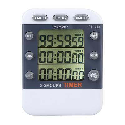Электронный таймер 3 канала Таймер обратного отсчета Цифровой таймер для кухни, готовки, школы, парковки