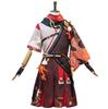 Genshin Impact Cosplay Lightning Kaedehara Kazuha Cosplay Costume Genshin Impact Style Cosplay Wind and Wave Wandering Autumn Leaves Genshin Impact