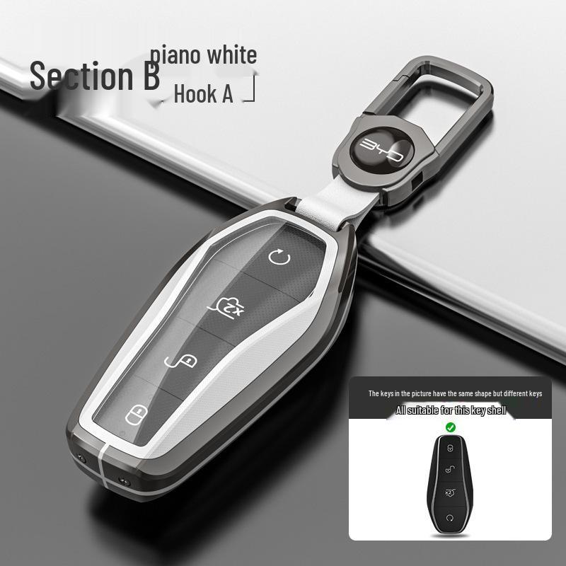 Чехол для ключей BYD: Совместим с Song Pro Plus, Yuan DMI, Dolphin, Han, Tang, Qin, Seal и Destroyer 05 Защитный чехол.