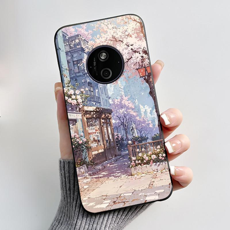 Чехол для Nokia 125 110 4G 2024 HMD 110 Чехол Эстетичный Роскошный Милый Крутой Для Мальчиков Девочек Мягкий Силикон Черный Матовый Крышка-Оболочка для Телефона