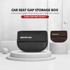 AAVF1 Car Logo Seat Gaps Filler Organizer Leather Gap Storage Bag Interior Accessories For AMG Mercedes Benz CITAN VITO SPRINTER CLS