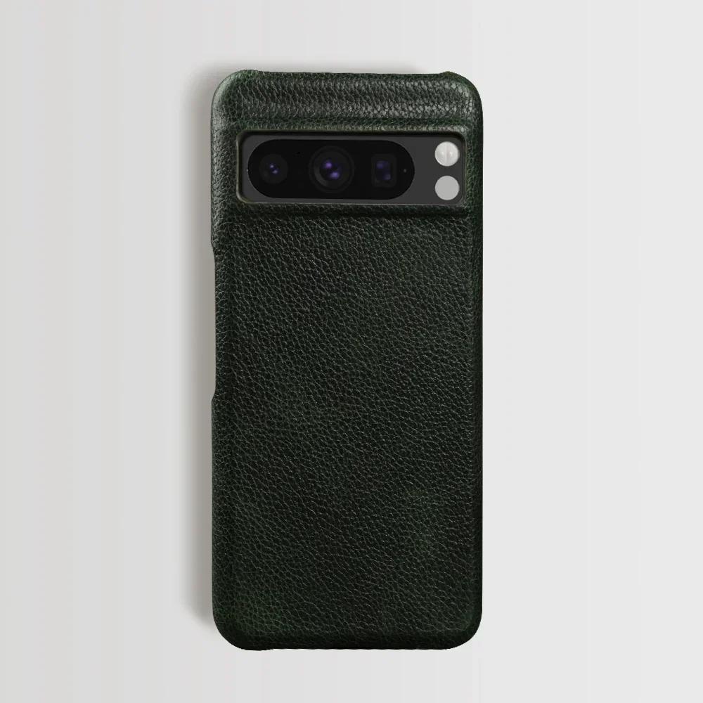 Премиальный чехол из натуральной коровьей кожи для Google Pixel 8 Pro 7 6Pro 7A 6A 5A, защитный корпус-задняя крышка funda capa