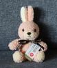 Fluffy Rabbit with Childlike Tag and 27cm Made in Plush Birthday Celebration (Small, Rose) Ribbon, Tall, Japan, Rabbit, Animal, Gift,
