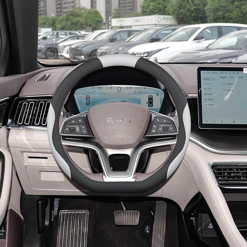 BYD Song L DMI Steering Wheel Cover: Anti-Slip, No Odor, Easy Install, Fits 25 EV Models