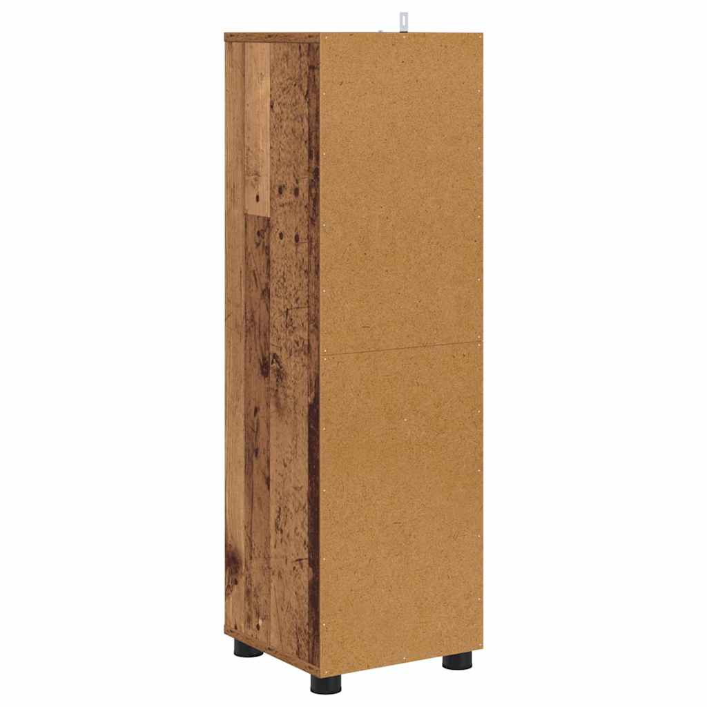 Bathroom Cabinet Reclaimed Wood Look 30.5 x 30 x 101 cm Engineered Wood