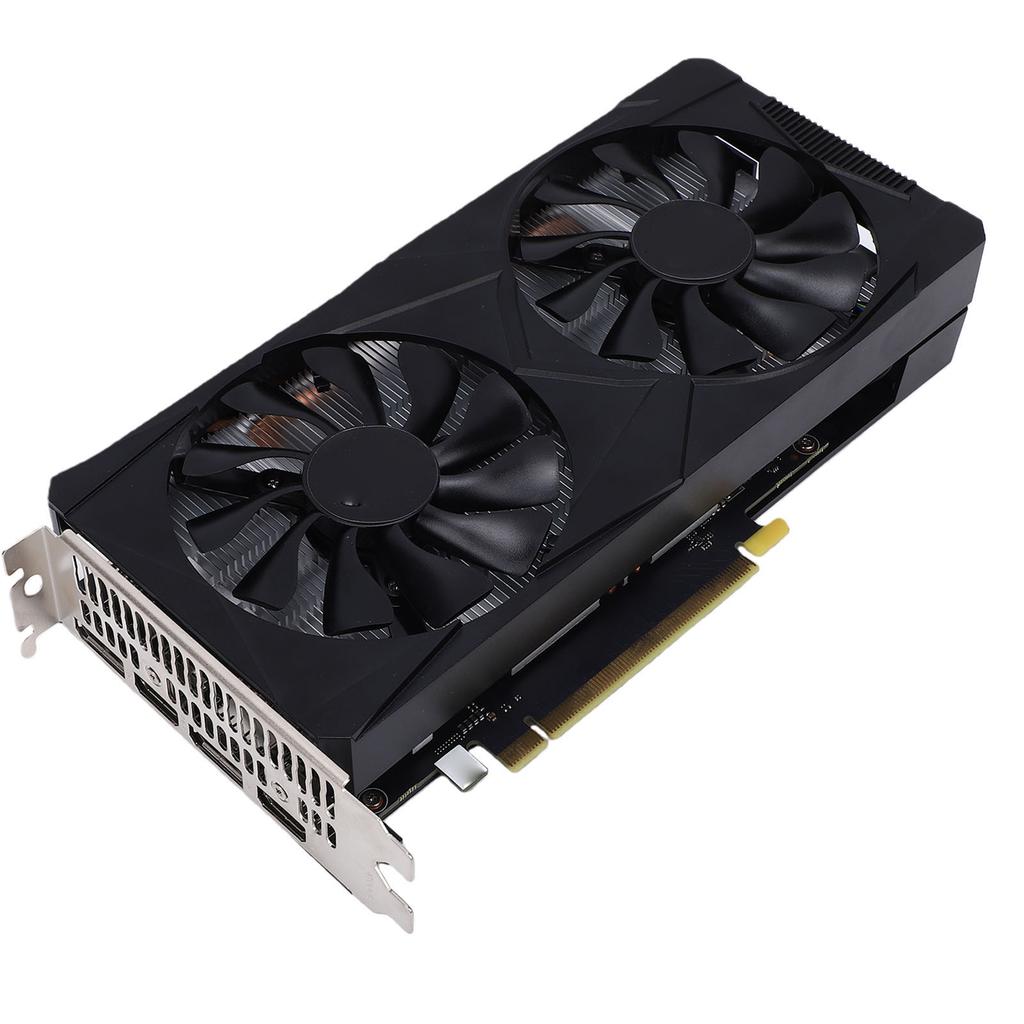 Видеокарта 12 ГБ GDDR6 192-битная PCI Express 3.0 X16 Игровая видеокарта GPU с двумя вентиляторами охлаждения для компьютера ПК