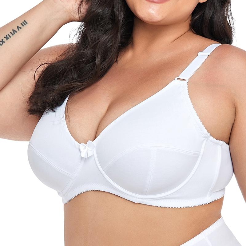 Элегантный бралетт полной посадки для женщин больших размеров - Без подкладки, Ультратонкий комфорт