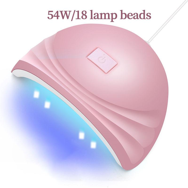 УФ-лампы для сушки ногтей, станки для отверждения гель-лака, сушилка для ногтей, 54 Вт, УФ-светодиодная лампа для аксессуаров для ногтей