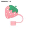 Airtight Splash Proof Cartoon Plugs Cover Drinking Dust Cap Silicone Straw Plug Cup Accessories
