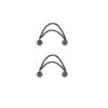 Металлические зажимы для одежды в форме розы для бесшовного укорачивания длины — 2 или 4 штуки.