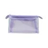 Stationery Clear Mesh Gusset Mitte Grape S2337037 Sun-Star Pouch, Soda,