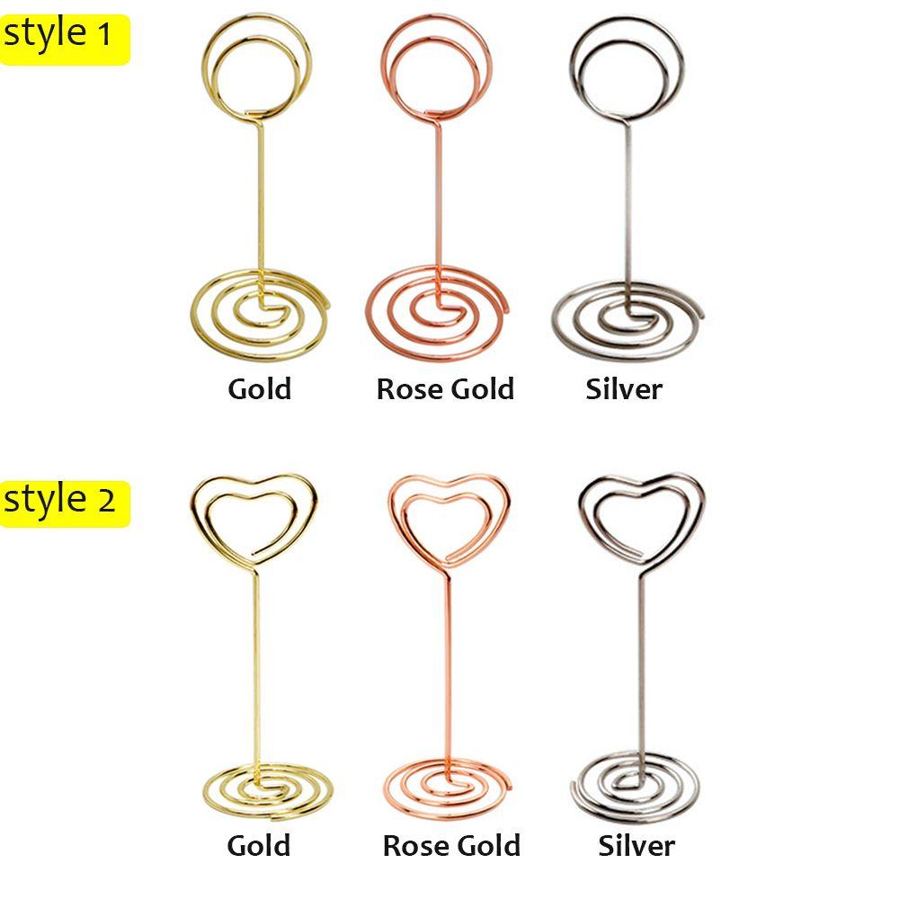 Принадлежности Зажим для бумаги Украшение рабочего стола Место Зажимы для карт Подставка для фотографий Зажимы Держатель для номеров стола