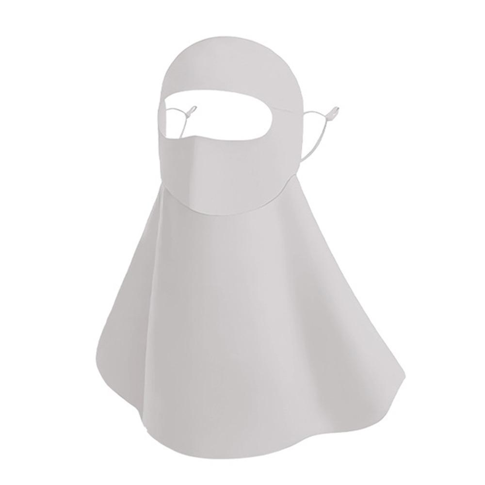 Ice Silk Mask Summer Breathable Mask Face Neck Shoulder UV Protection Sun Protective Scarf Anti-UV UPF50+ Sunscreen Shawl