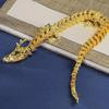 Alloy Five Claw Golden Dragon Ornaments Can Move Chinese Loong Handlebars Home Office Desktop Decorations