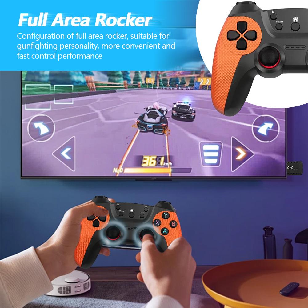 Ретро-джойстик с беспроводным контроллером 2.4G, игровая видеоконсоль Plug and Play, совместимый с 4K HDMI-выходом для любителей телевизионных игр