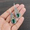 Green Onyx Earrings, 925 Sterling Silver Jewelry, Gift For Women Handmade Earrings Gemstone Jewelry