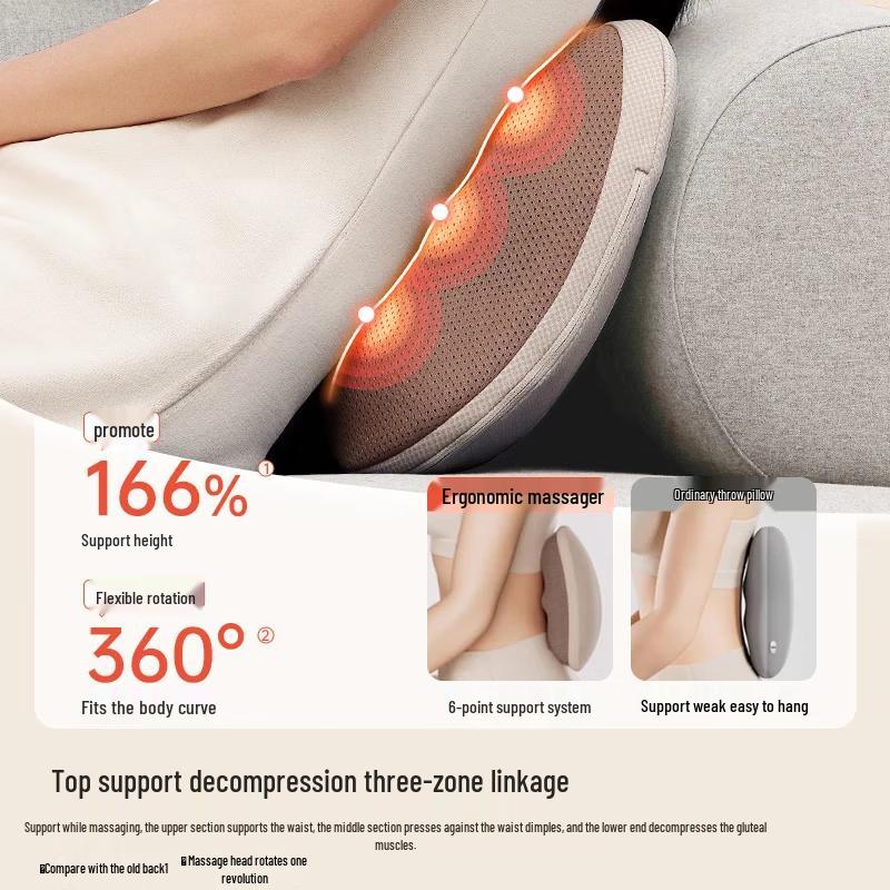 breo Portable Lumbar Massager with Heat CN plug (adapter included)
