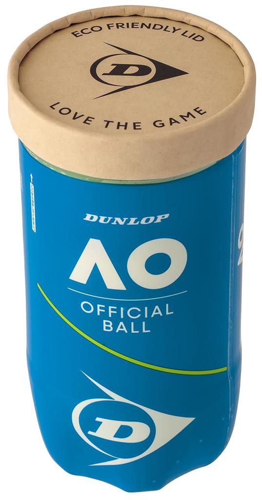 Теннисные мячи DUNLOP AUSTRALIAN OPEN 2 мяча x 30 бутылок DAOBYL2CS60 Желтые (Открытый чемпионат Австралии) (60 Шариков)