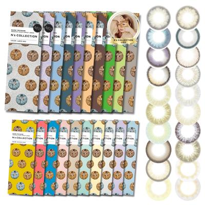 Коллекция Официальный цветной контактный линз Watanabe COLLECTION Якисоба Хлеб с влажными салфетками [Магазин N's] [Линзы Naomi] N's 1-дневные (Без рецепта)