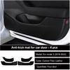 For Tesla Model 3 Y Car Door Anti-Kick Pad Leather Sticker Trim Side Door Sill Protector Cover Car Interior Decoration 2017-2025