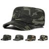 Camouflage Flat Top Hat Men's Outdoor Cotton Sun Hat