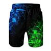 Men's Beach Shorts Kids Summer Swimwear Shorts Breathable Surf Board Shorts Quick Dry Casual Sportwear Swim Trunks Boy