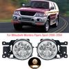 Frontlight Foglamp For Mitsubishi Montero Pajero Sport 2000 2001 2002 2003 2004 Car Front Bumper Fog Light Lamp With