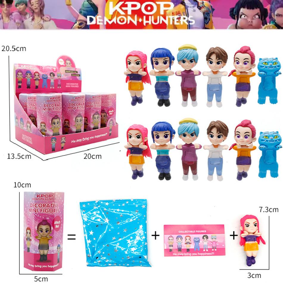 Новый Ангел Вечеринок Kpop Серия Охотники на Демонов Слепая Коробка Украшение для Автомобиля Экран Настольного Компьютера Модная Игровая Кукла Подарок на День Рождения