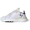 Originals Nite Jogger Низкие Спортивные Повседневные Кроссовки Белый Коричневый Подростки EE6482