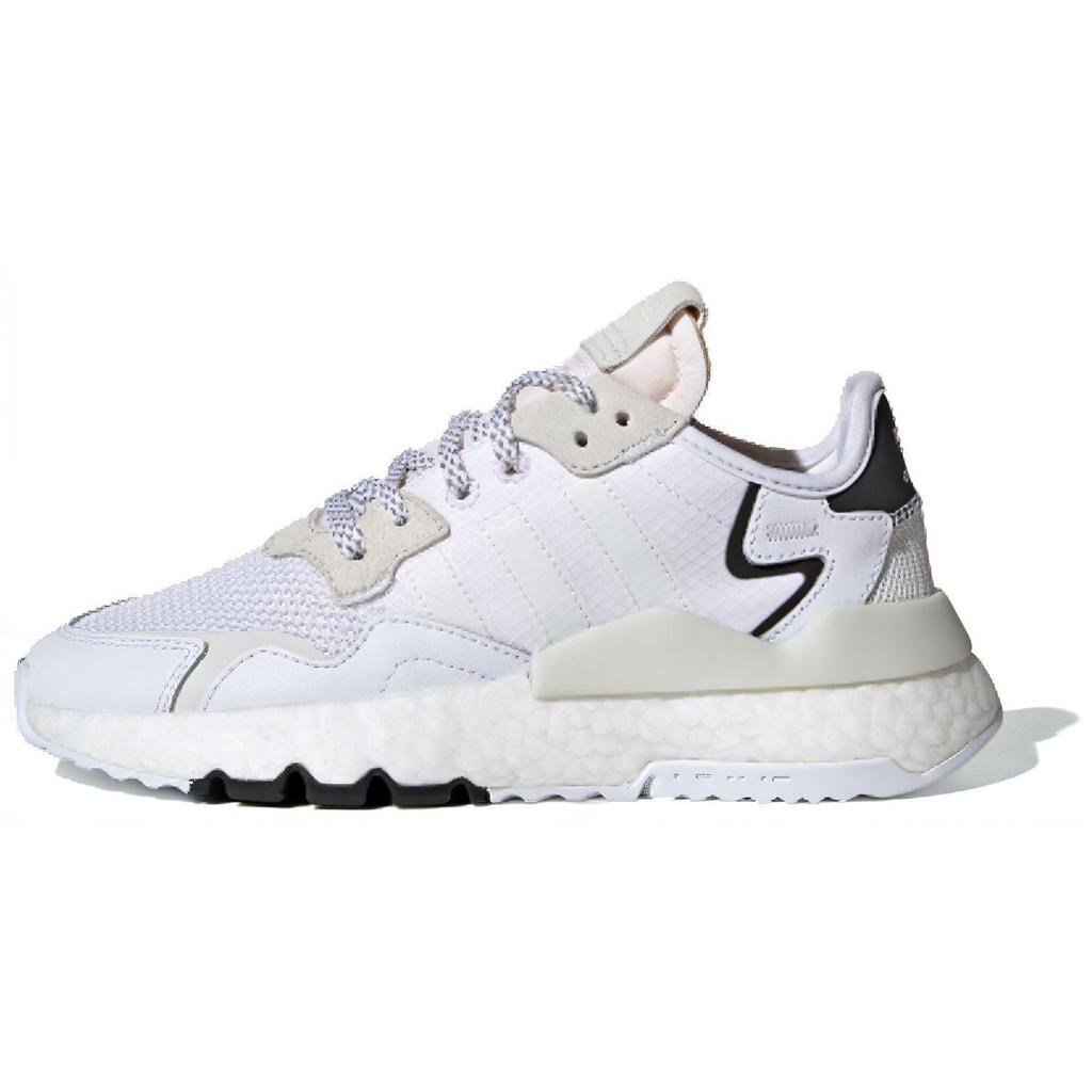 adidas Originals Nite Jogger Низкие Спортивные Повседневные Кроссовки Белый Коричневый Подростки EE6482