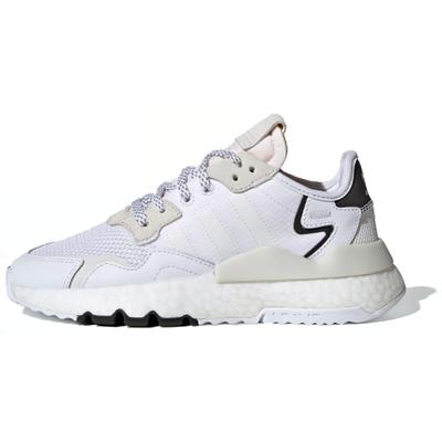 Originals Nite Jogger Низкие Спортивные Повседневные Кроссовки Белый Коричневый Подростки EE6482