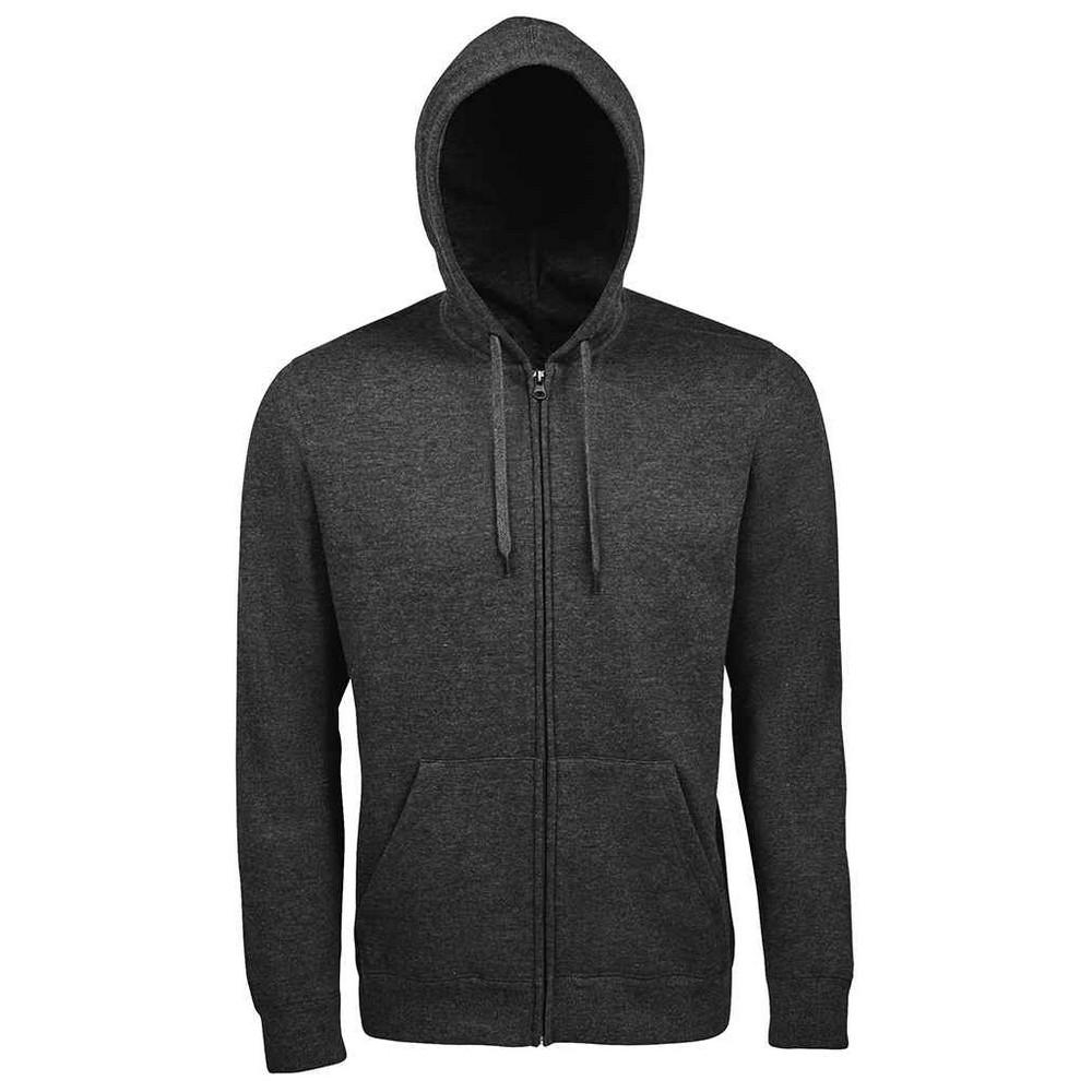 SOLS Mens Seven Full Zip Hooded Sweatshirt / Hoodie