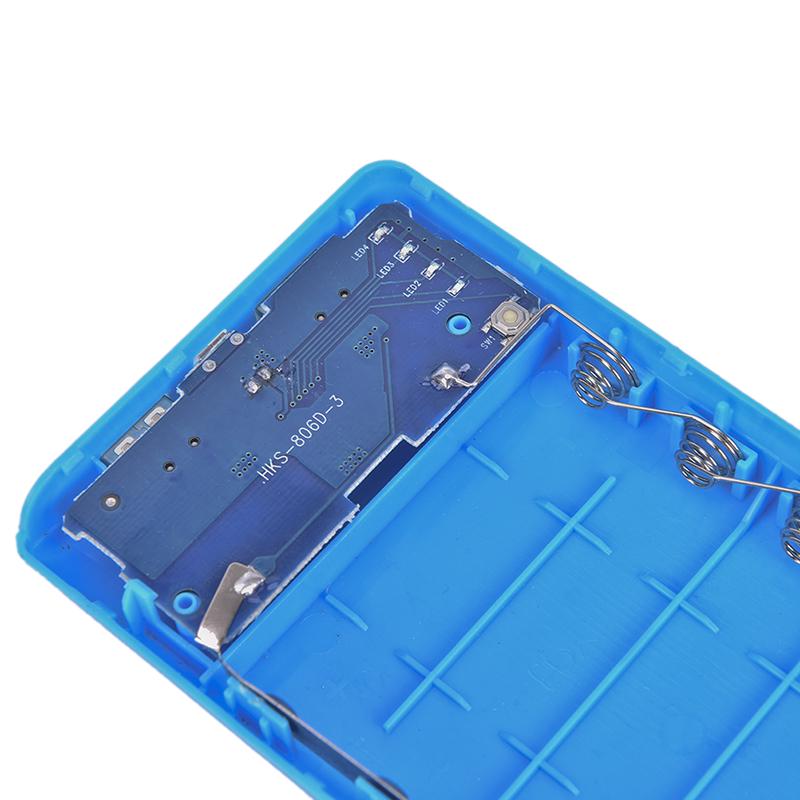 Чехол Power Bank 2A 6X18650 Зарядное устройство Diy Box Kit Аккумуляторная плата без аккумулятора