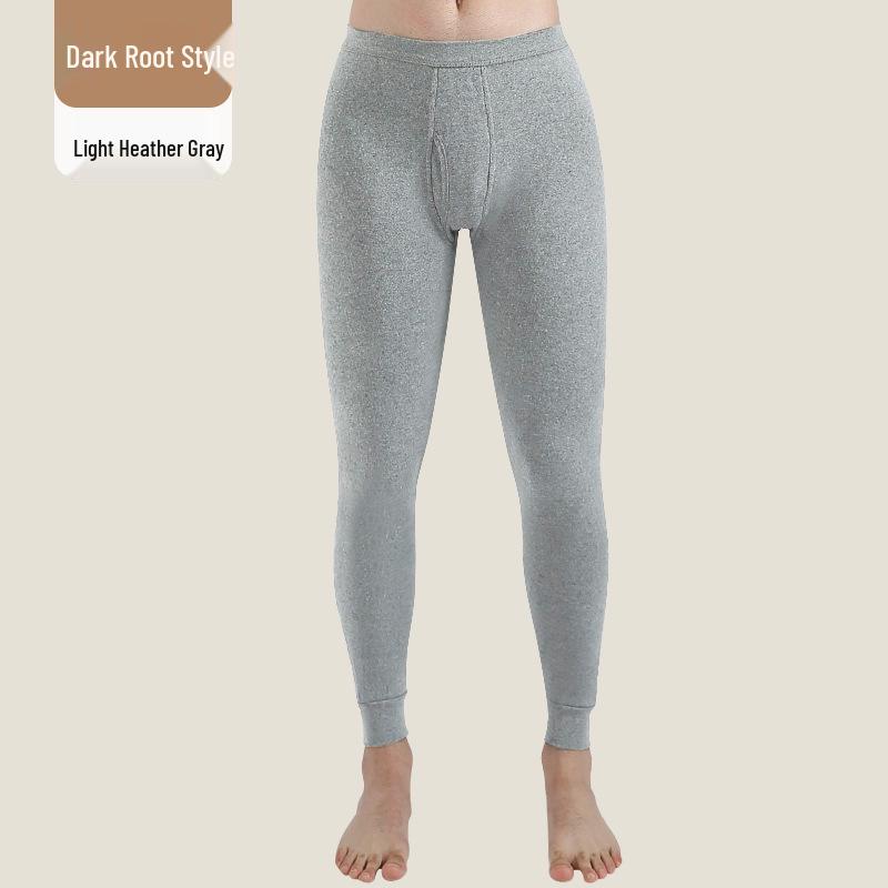 Langsha Мужские утягивающие брюки из хлопка и шерсти на осень/зиму