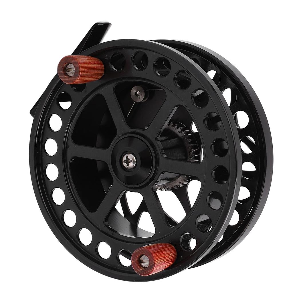 Катушка для нахлыста Алюминиевый сплав Черный Диаметр шпули 110 мм Аксессуары для удилища для правой и левой руки