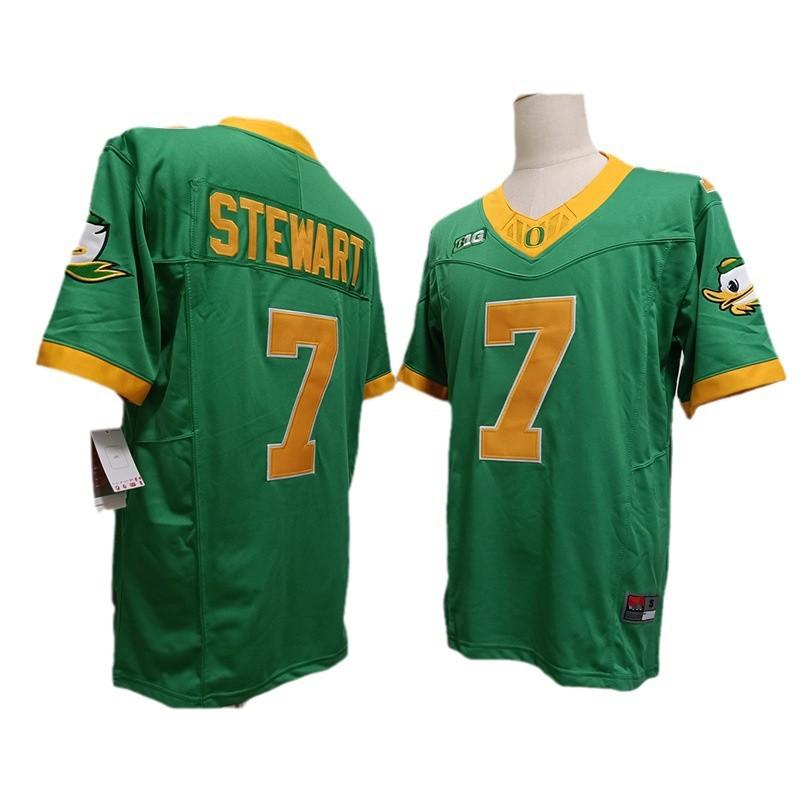 Mens College Football Jersey 7 Duck Team Legend Embroidered Rugby Style Sports Uniform Fans Players