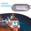 High Quality Hot Sales Practical Marker Light With Chrome Mount 12V 2pcs/kit Accessories Boat LED Courtesy Lamp