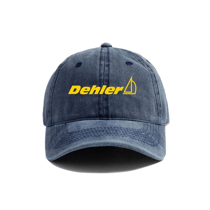 Кепка Dehler Yachts с эффектом потертости Крутая Унисекс Ретро Для улицы Летняя Регулируемая Папина Кепка для лодки Dehler MZ
