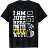 Смешная Саркастическая Цитата Мужская Футболка с Бесплатным Wi-Fi Математическое Уравнение Новинка Футболка Мужская Одежда Печатный Стритвир Графические Футболки - Мужская ...