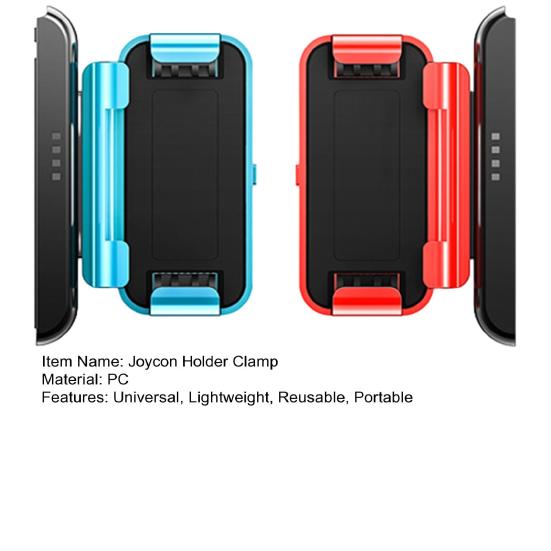 2 шт. зажимы для держателя Joycon, кронштейн для геймпада для мобильного телефона, зажимы, простая установка, контроллеры для джойстиков, игровые аксессуары