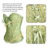 Women Corset Tops Off Shoulder Lace Bow Tie Design Regular Fit Shapewear Perfect Figure Lace-up Waist Trainer