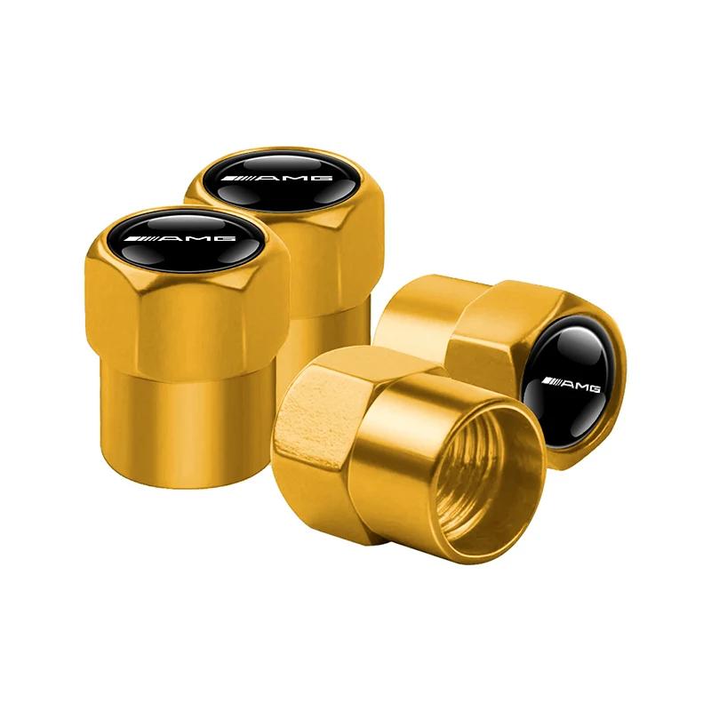 FA94pcs Car Styling Aluminum Emblem Wheel Tire Valve Stem Air Caps for Mercedes Benz Amg W205 W211 W204 W212 W213 W203 W176 W221 UDHW1