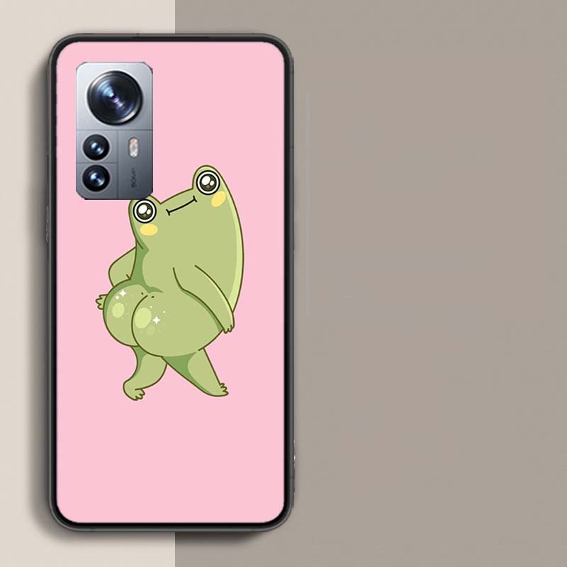 Frog Butt Phone Case For Redmi Note 15 Pro 5G 14 13 12 Pro Plus 11 11T 11E 11S 10 Pro 10S 9 9S Cover Cell Clear with Suitable Ca