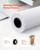 Wide Format Paper, 762 mm x 152.4 m Plotter Roll, 2 Rolls CAD Bond Rolls with 76.2 mm Core, 80 GSM Plotter Roll Rolls, for CAD Drawings, Engineering