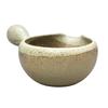 Matcha Bowl with Handle, Ash Glaze, L102